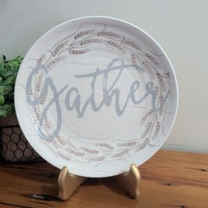 Pier 1 "gather" Wheat 8.5" Plate